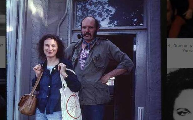 Margaret Atwood, en 1980 con Graeme Gibson