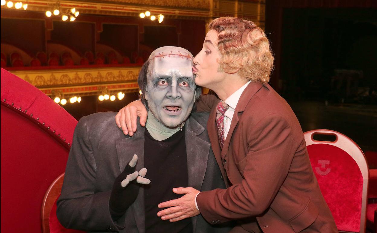 Presentación en el Teatro Calderón del Musical 'El jovencito Frakenstein'. 