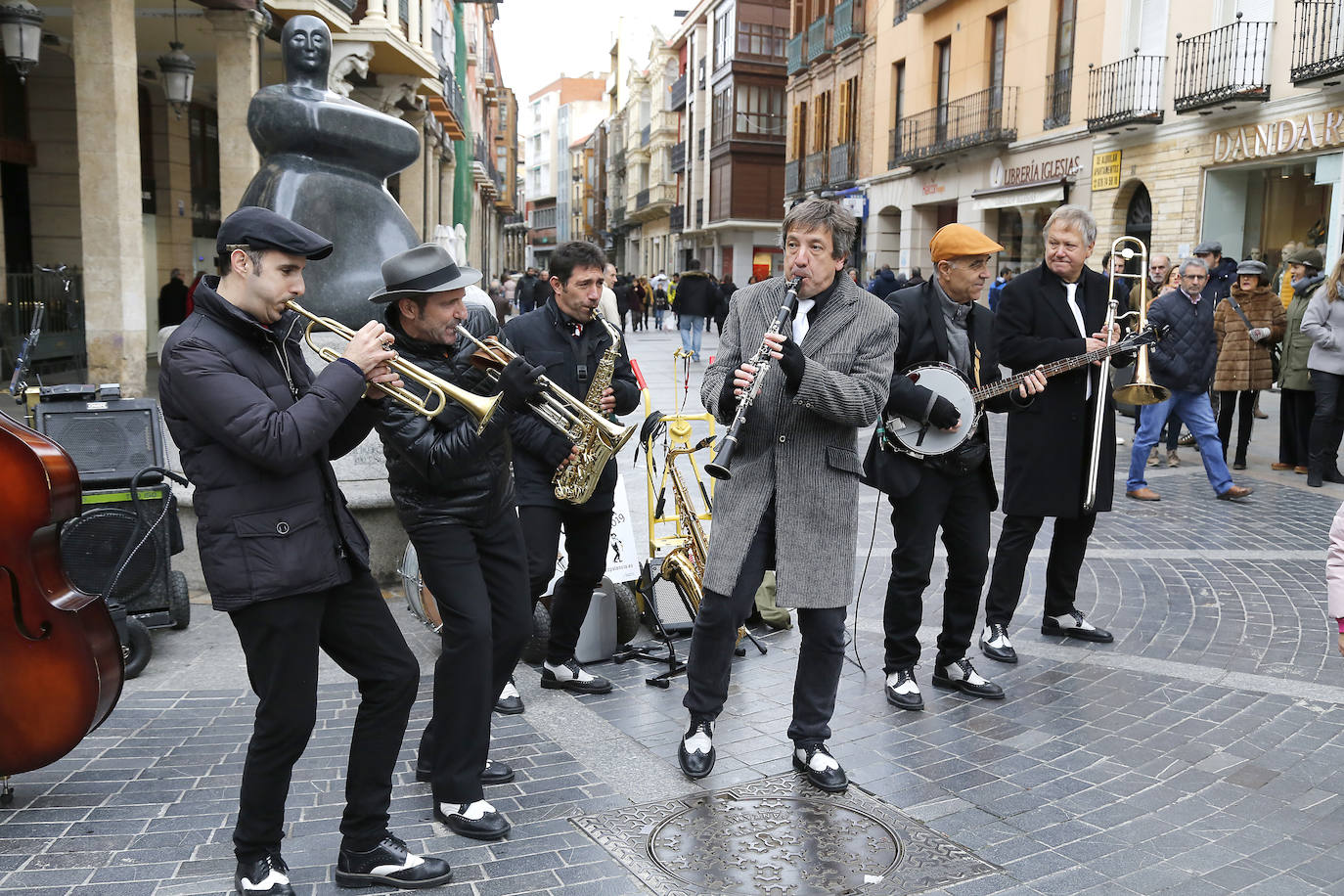 Jazz en la calle mayor.