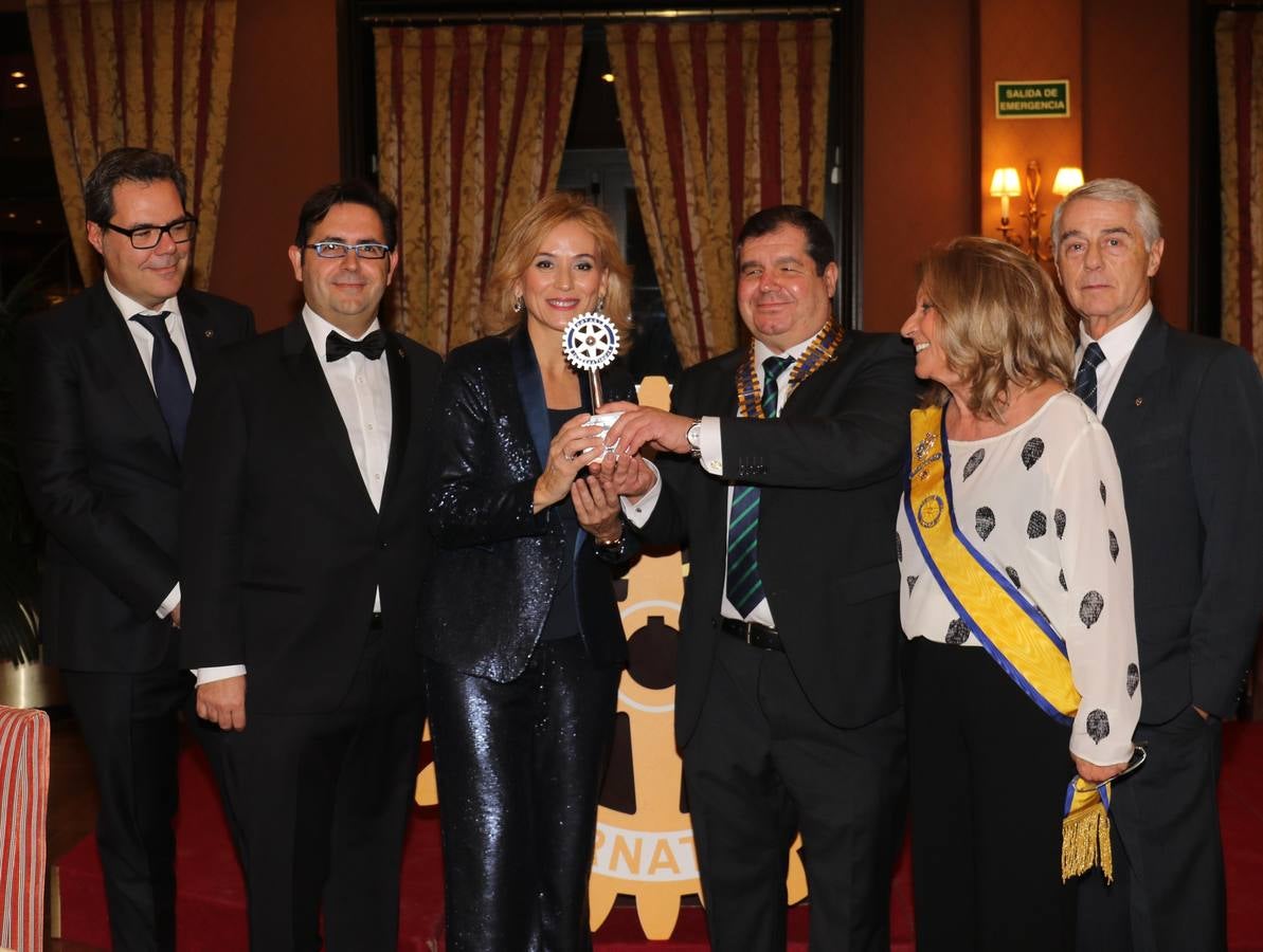 Gala de entrega de premios del Rotary Club en Valladolid.