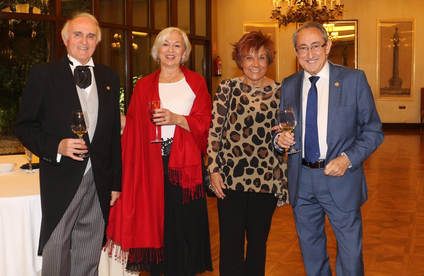 Gala de entrega de premios del Rotary Club en Valladolid.