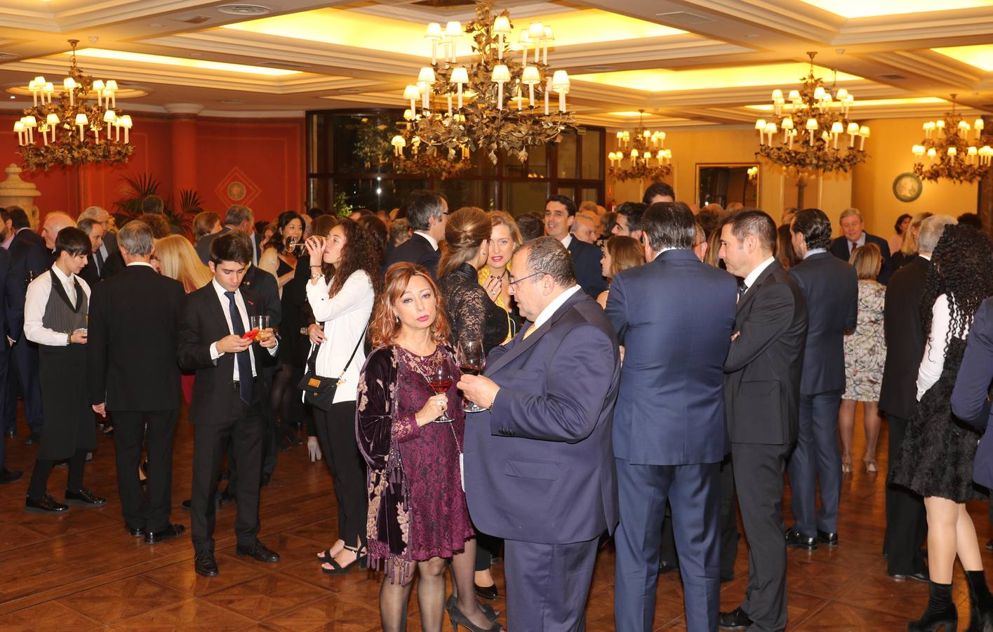 Gala de entrega de premios del Rotary Club en Valladolid.