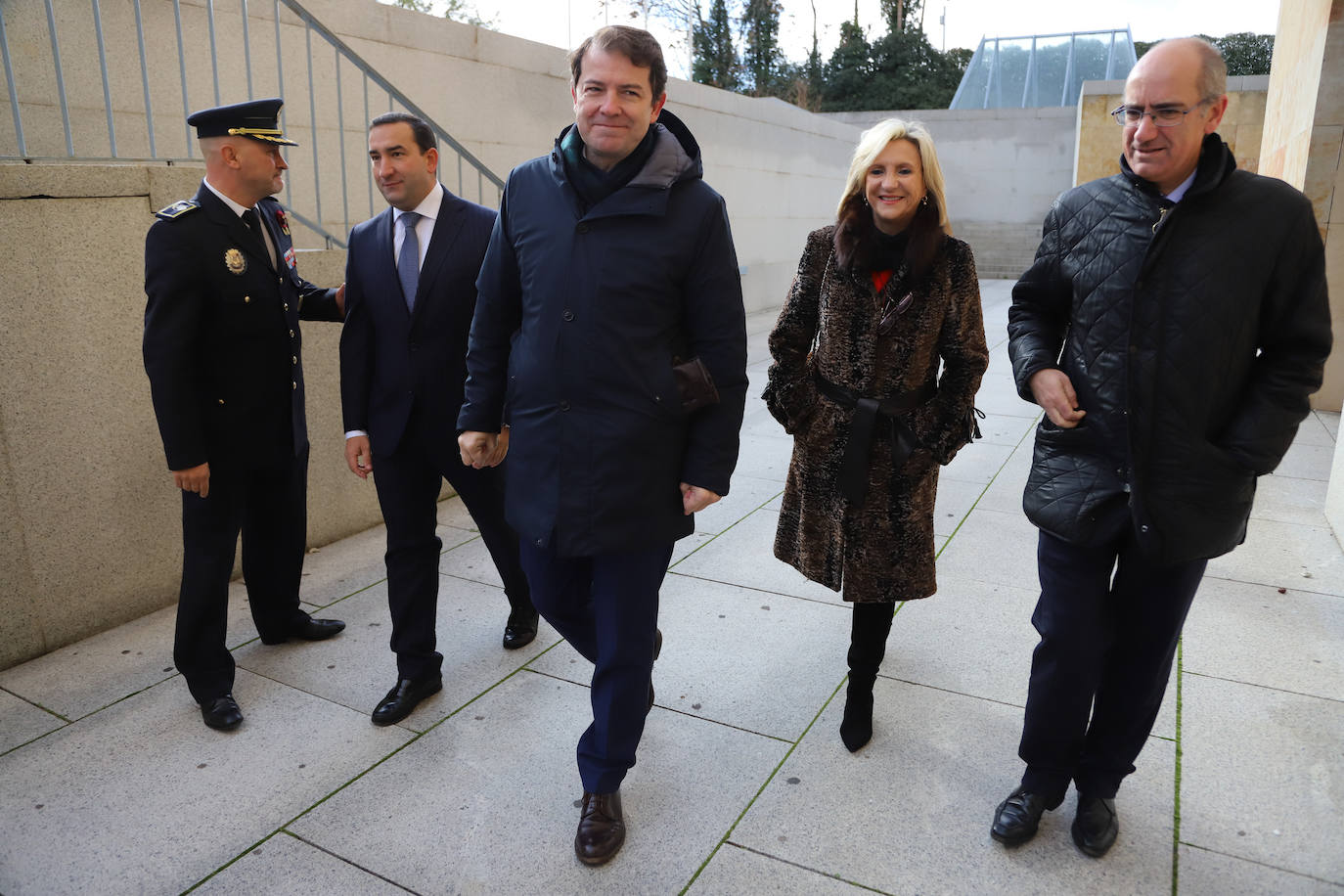 El presidente de la Junta, Alfonso Fernández Mañueco, acude al acto. 