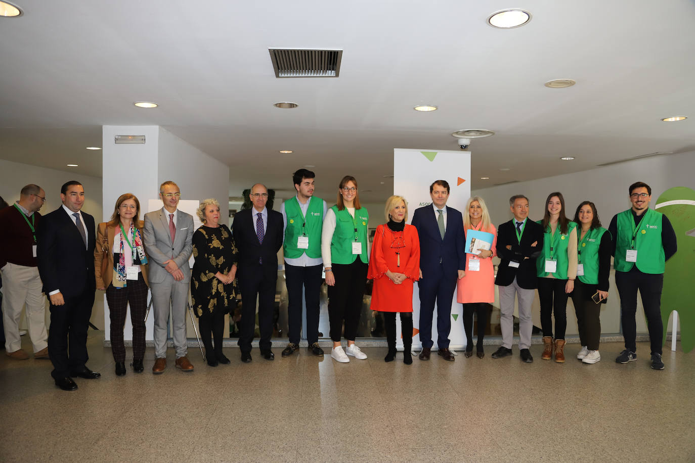 El presidente de la Junta, Alfonso Fernández Mañueco, acude al acto. 