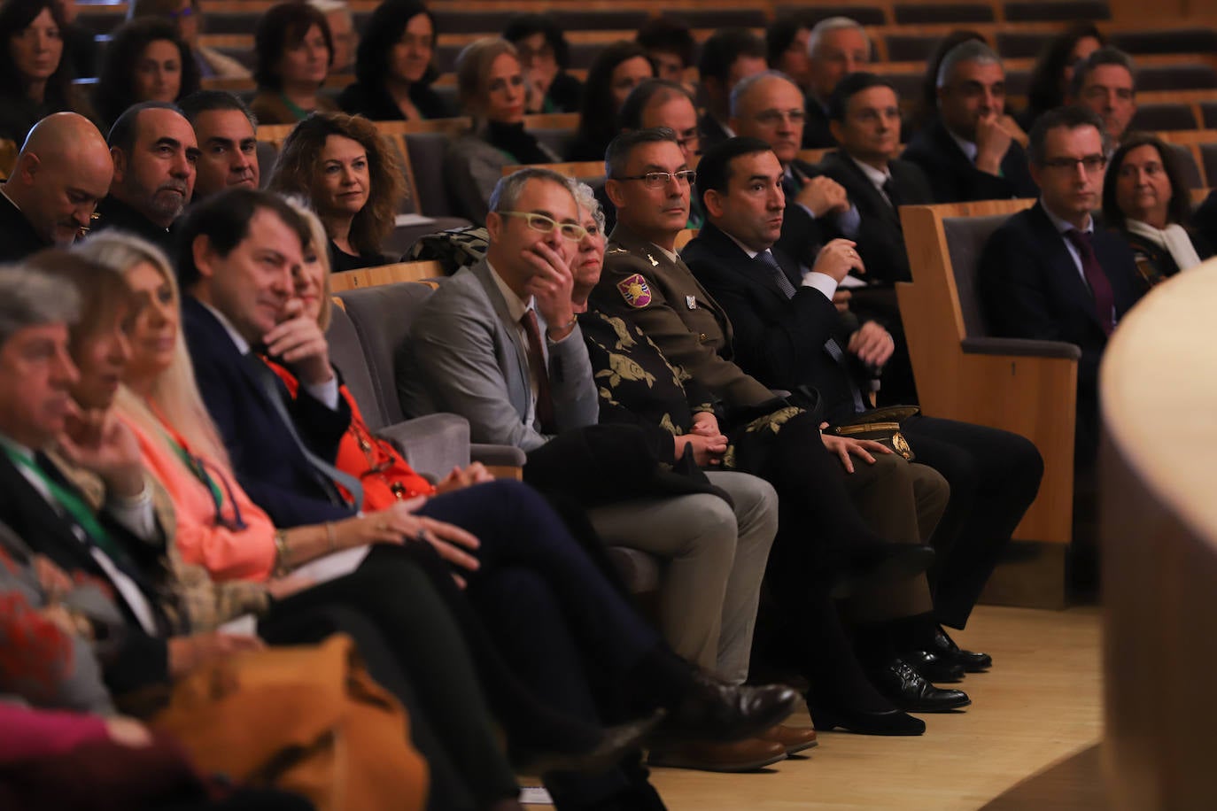 El presidente de la Junta, Alfonso Fernández Mañueco, acude al acto. 