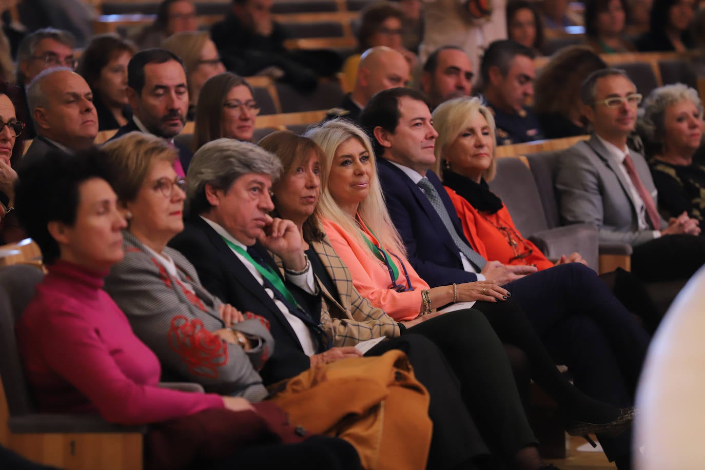 El presidente de la Junta, Alfonso Fernández Mañueco, acude al acto. 