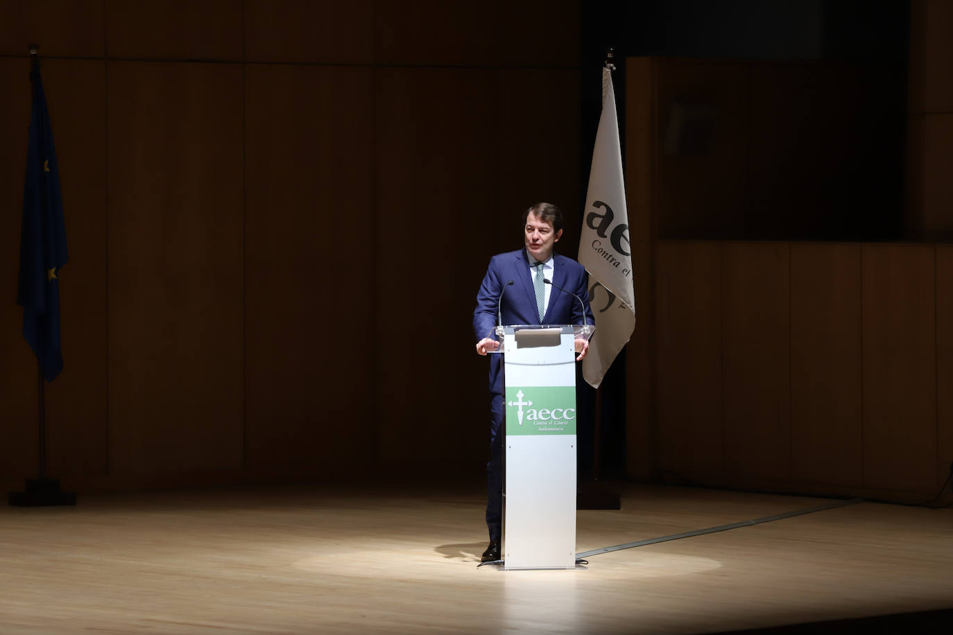 El presidente de la Junta, Alfonso Fernández Mañueco, acude al acto. 