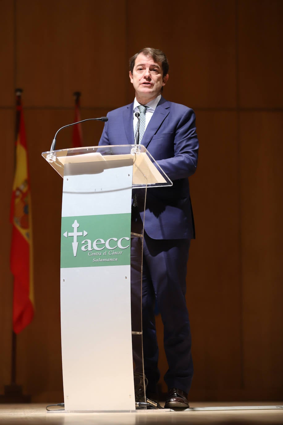 El presidente de la Junta, Alfonso Fernández Mañueco, acude al acto. 