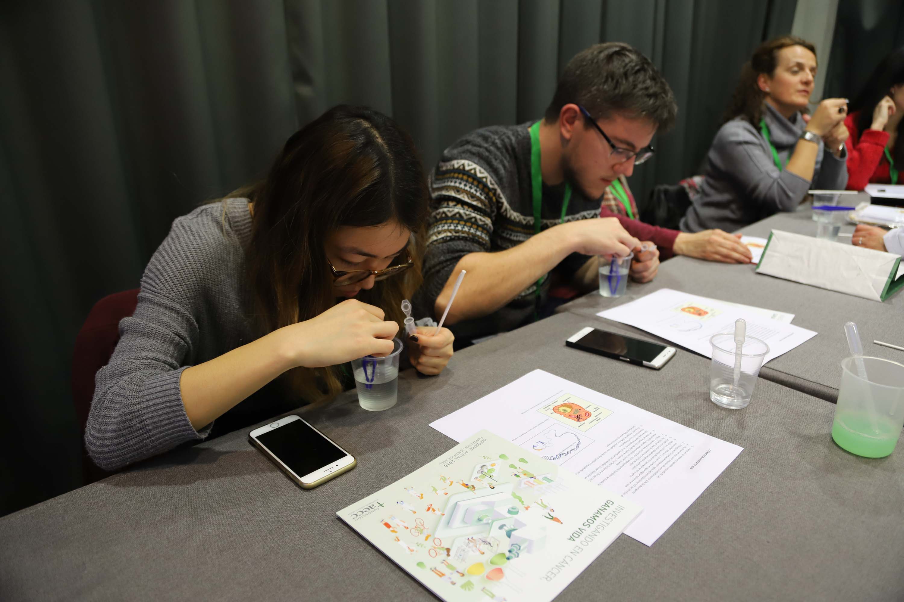 Talleres y conferencias del Congreso del Cancer. 