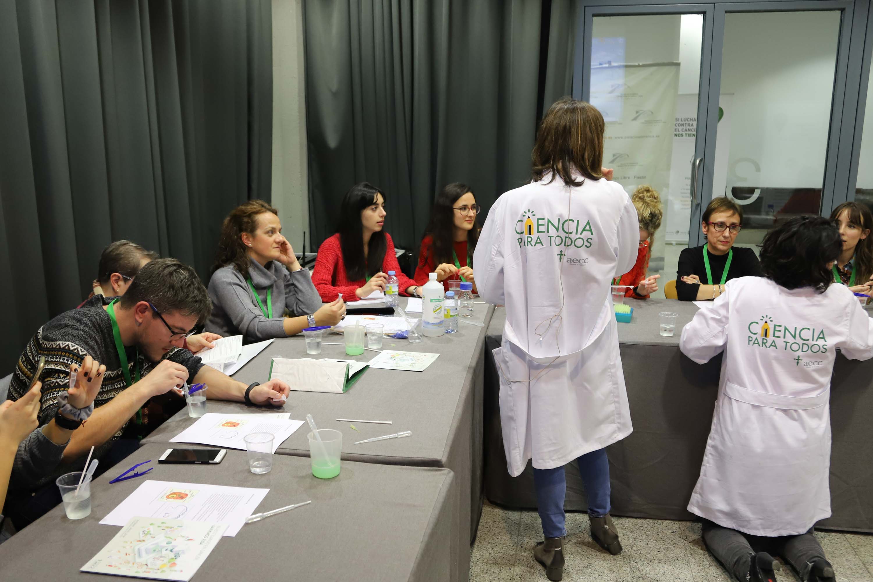 Talleres y conferencias del Congreso del Cancer. 