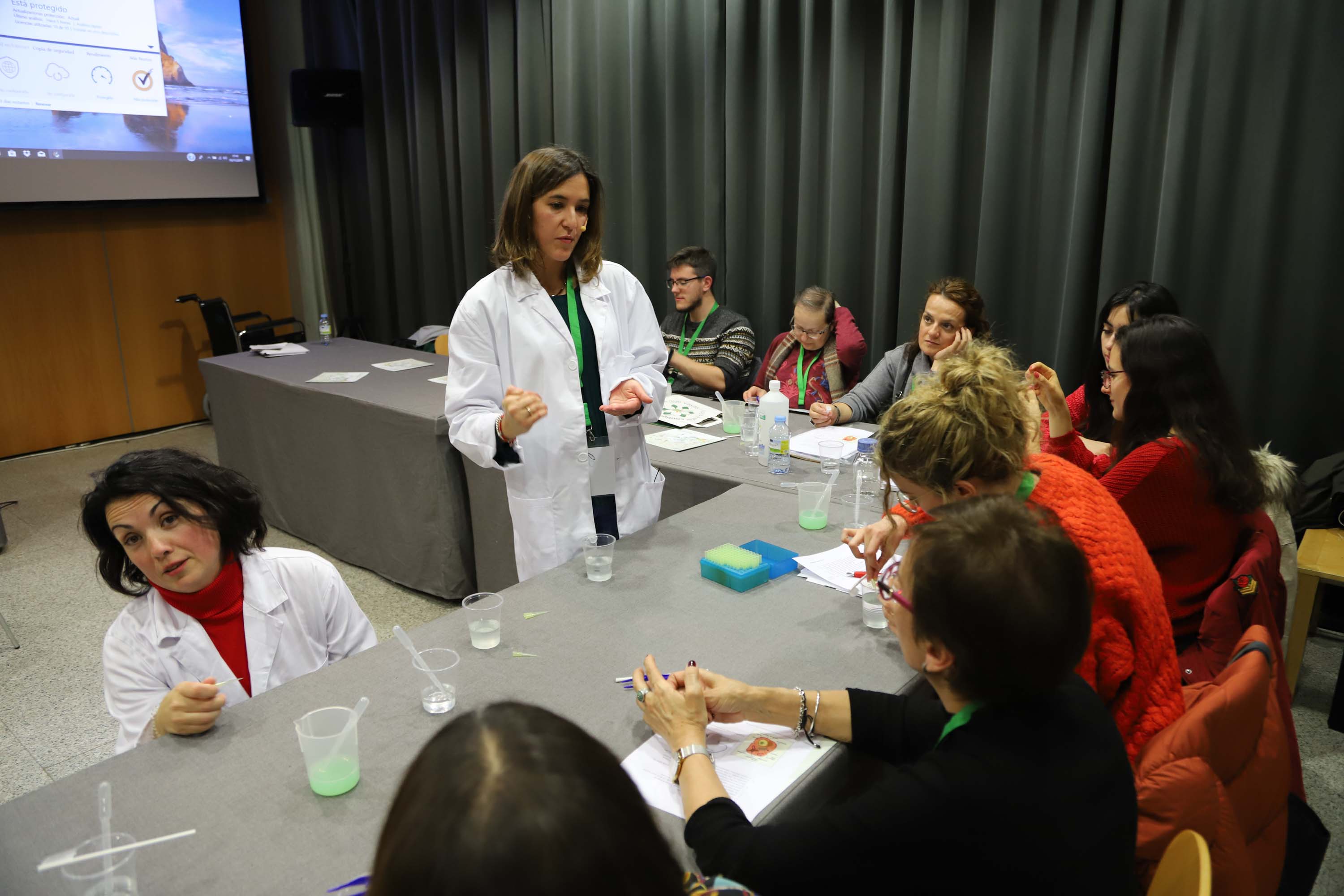 Talleres y conferencias del Congreso del Cancer. 