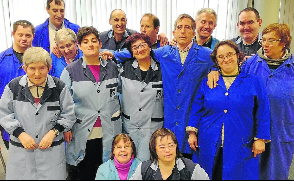 Los quince usuarios de Fundación Personas que han realizado el curso. 