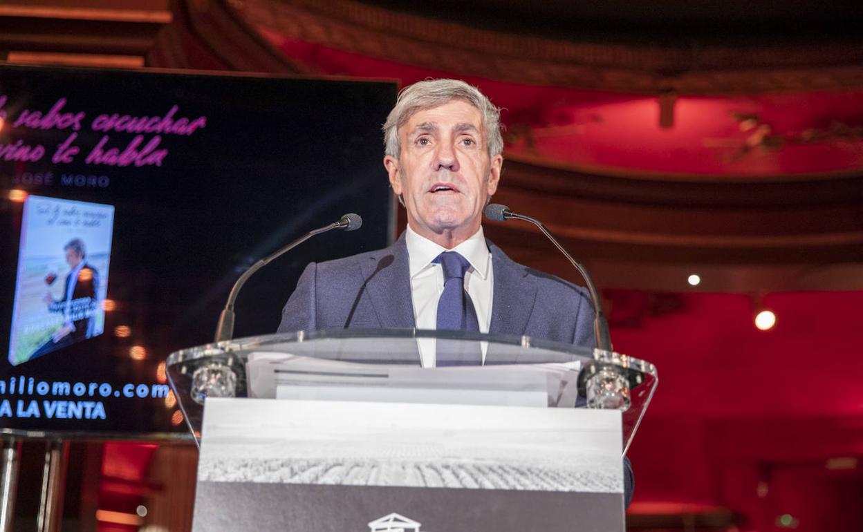 José Moro, durante la presentación del libro en el Palacio Real de Madrid, la pasada semana. 