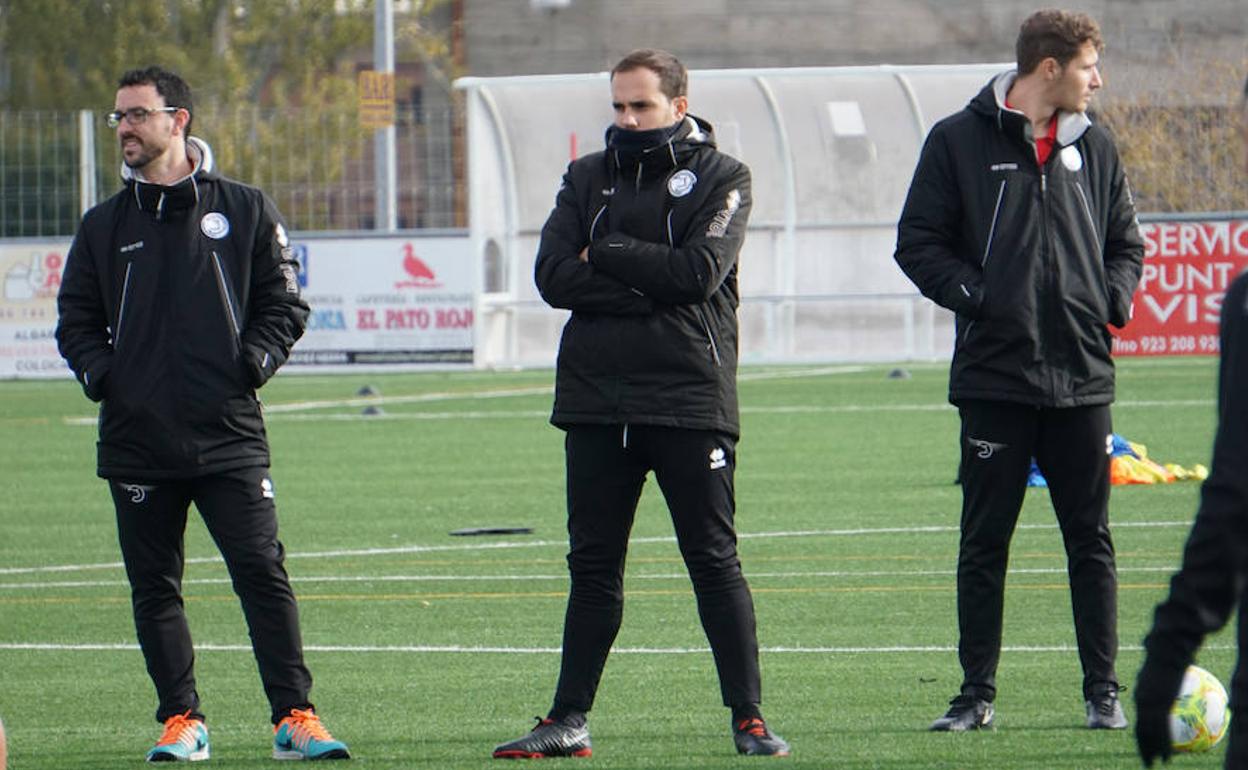 Juan García, 'Garci', en el centro de la imagen.