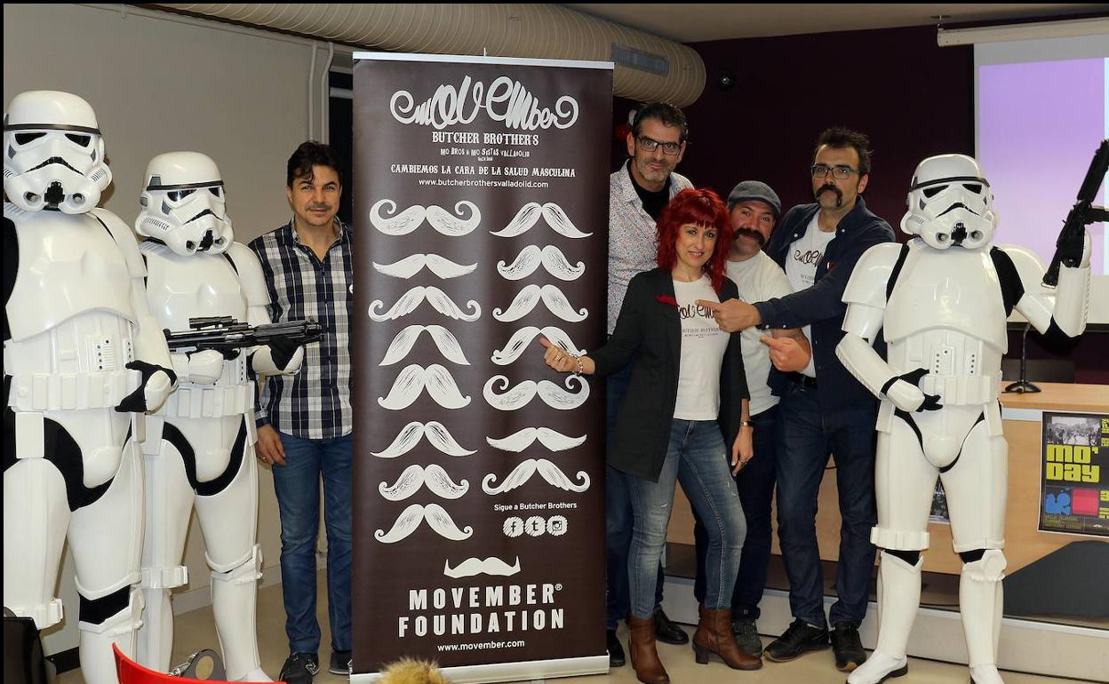 Presentación de 'Movember' como referente nacional de este movimiento solidario 'Moday' en el Lava.