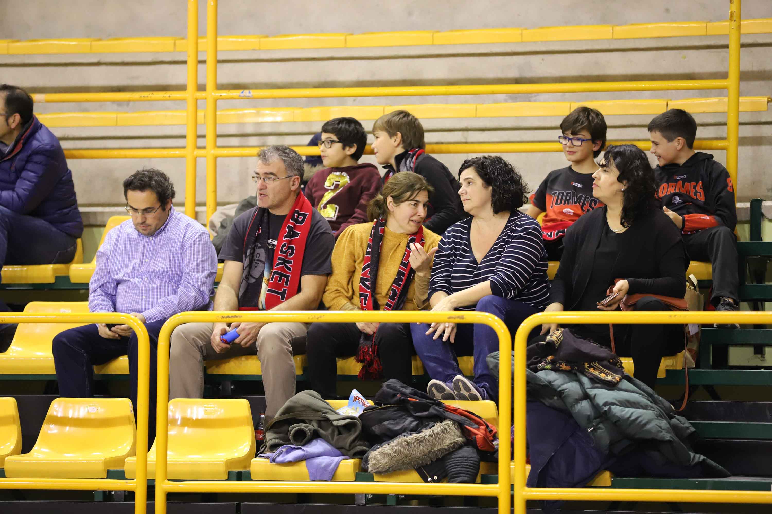 Los jugadores, durante el encuentro de este sábado.