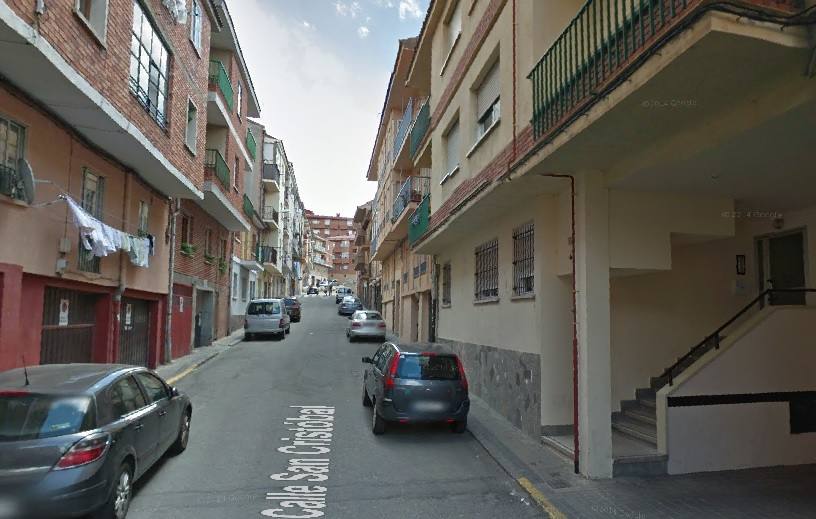 Calle San Cristóbal, en el barrio de San Lorenzo, donde se produjo la detención.