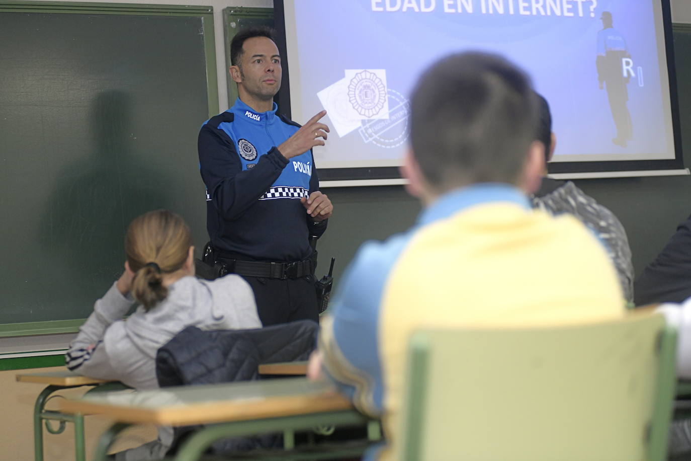 Un momento de la charla en el Antonio Tovar. 