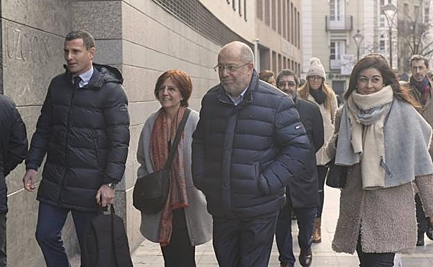 Igea, a su llegada a los juzgados.