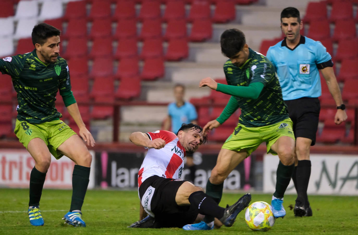 El encuentro se salda 2-0 para la UD Logroñés. 