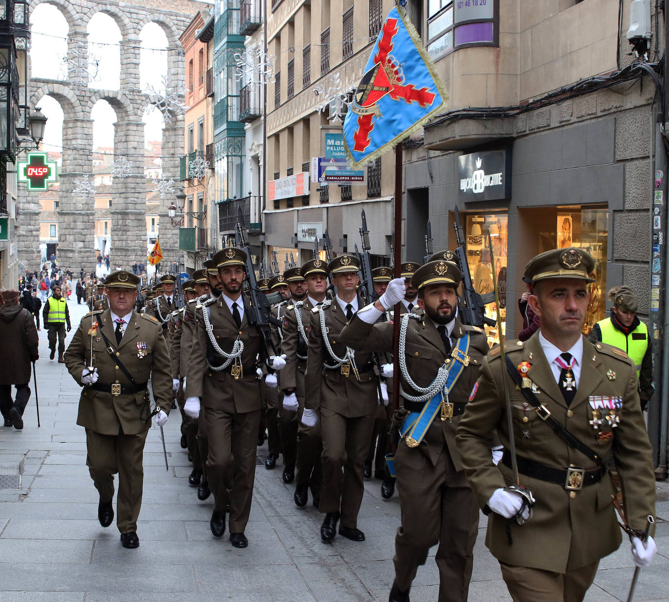 Los artilleros de Segovia celebran Santa Bárbara 