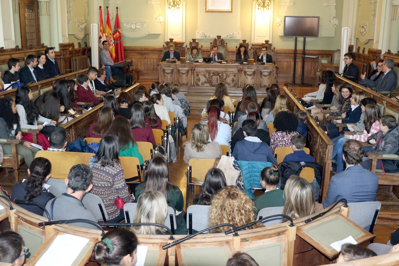 Fotos: Acto institucional del Día de la Constitución en el Ayuntamiento de Valladolid