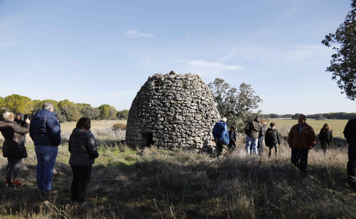 Visita a las construcciones pastoriles de Quintanilla de Arriba. 