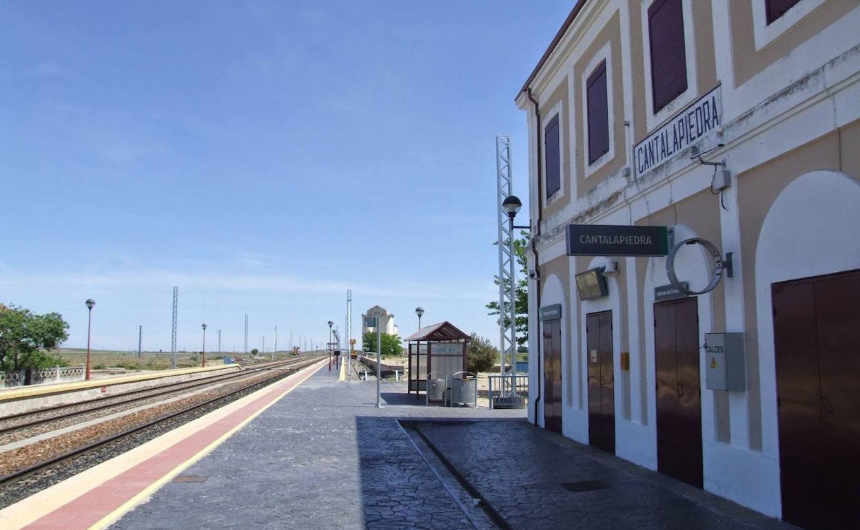 Estación de tren de Cantalapiedra.