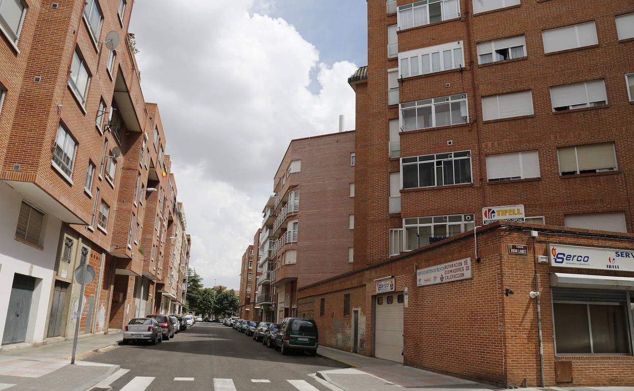 Calle Peregrinos, en la que se produjo el suceso.
