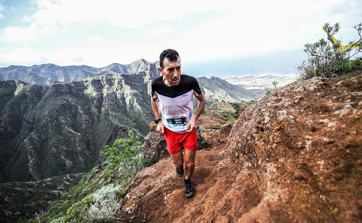 Miguel Heras, en la prueba. 