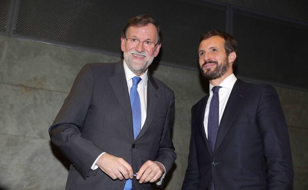 Mariano Rajoy y Pablo Casado, el 4 de diciembre pasado.