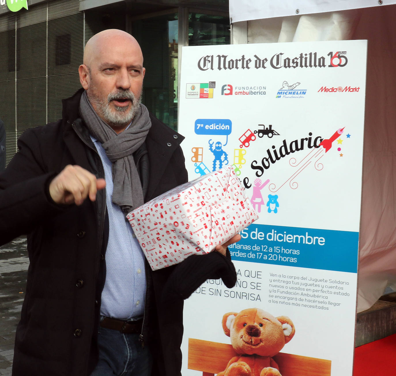 La carpa permanecerá instalada en la Plaza Zorrilla este viernes, el sábado 14 y el domingo 15, de 12:00 a 15:00 horas y de 17:00 a 20:00 horas.