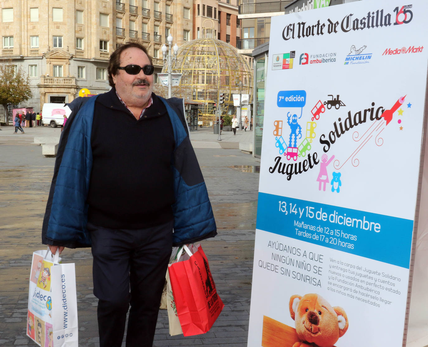 La carpa permanecerá instalada en la Plaza Zorrilla este viernes, el sábado 14 y el domingo 15, de 12:00 a 15:00 horas y de 17:00 a 20:00 horas.