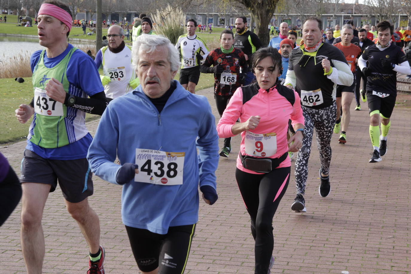 Corredores de toda la región han participado este domingo en la XXXVIII Carrera Pedestre Popular del Pavo de Laguna de Duero. El recorrido, de siete kilómetros, arrancó a las 10:30 horas desde las inmediaciones del polideportivo y discurrió por la avenida La Laguna, las calles Cea y Pisuerga y las Avenidas Juan de Austria y Las Salinas. 