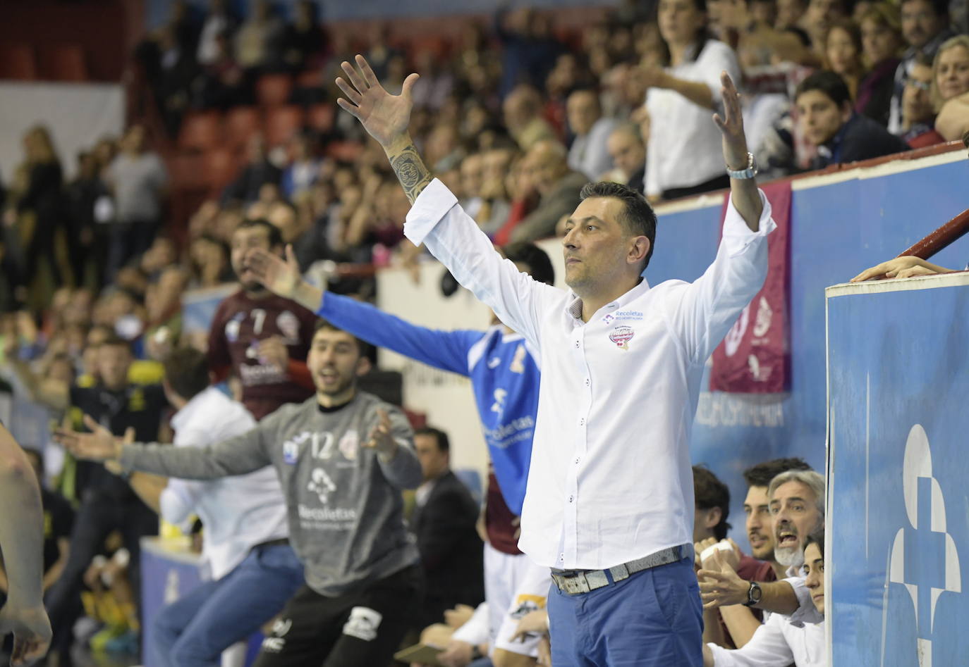 El equipo de Óscar Ollero no pudo sino caer en la clasificación para la final de la Copa Asobal. 