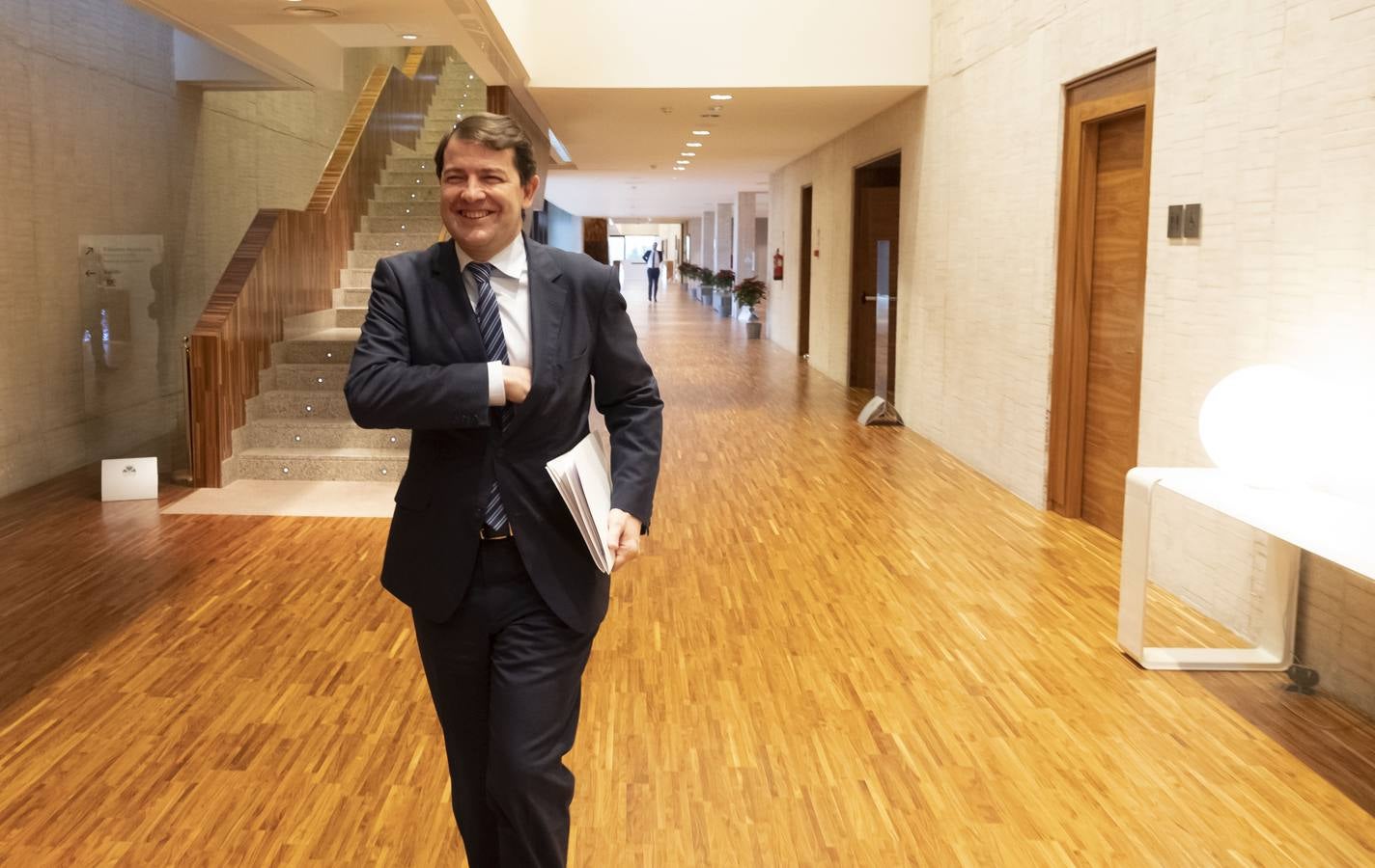 El presidente de la Junta, Alfonso Fernández Mañueco, propuso un decálogo para que Castilla y León abandere la lucha contra el cambio climático en España