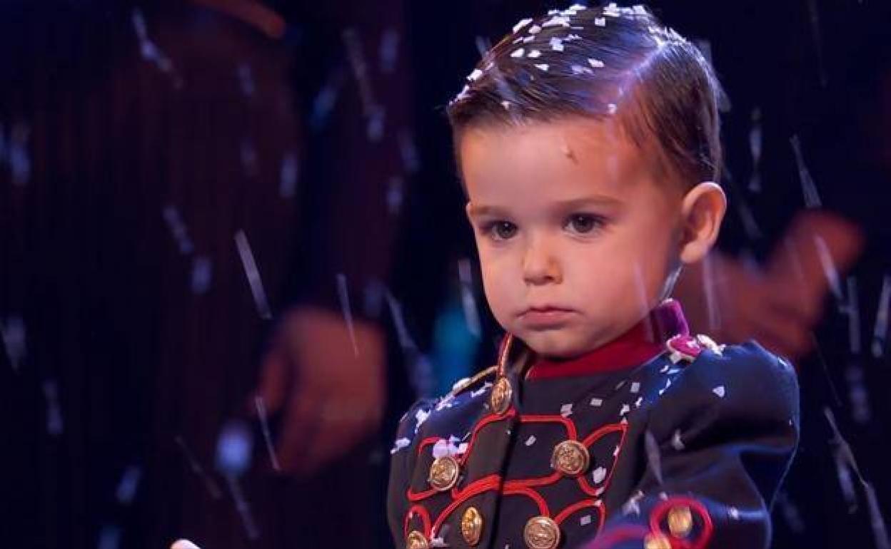 Hugo Molina, en su actuación final de 'Got Talent'.