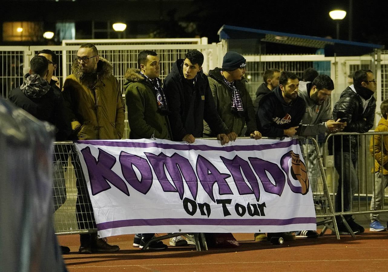 Dos goles de Aguado y uno de Ünal permiten a los blanquivioletas pasar de ronda en la Copa sin mucho desgaste