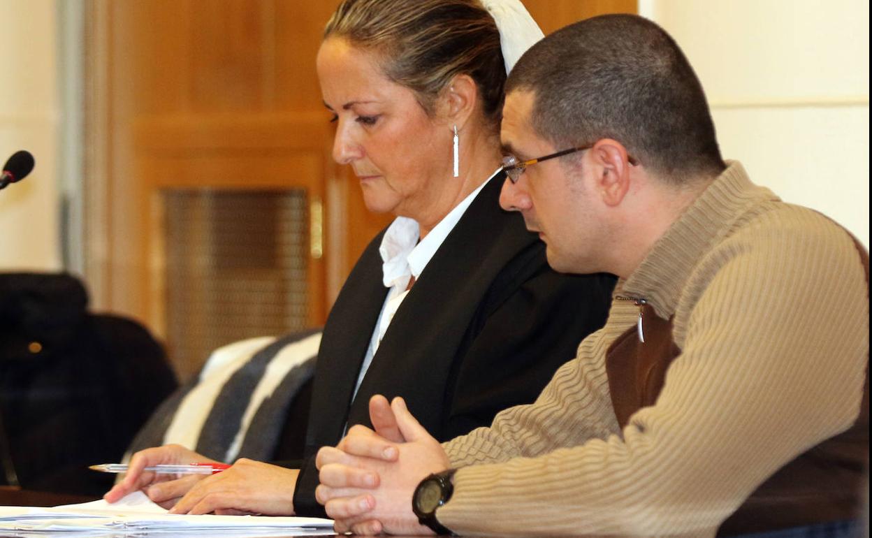 César F., en el juicio en la Audiencia Provincial de Valladolid.