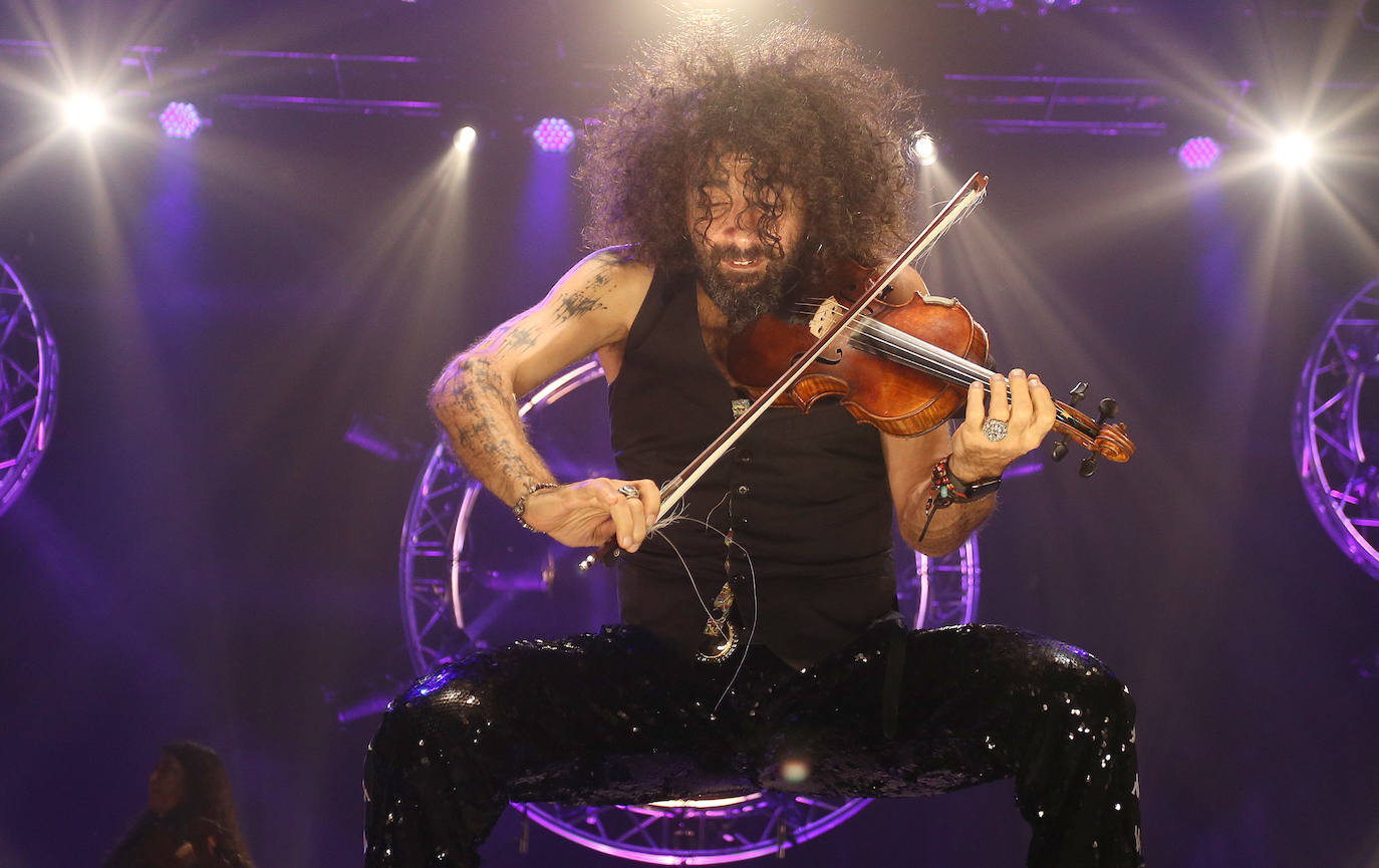 Ara Malikian, en su actuacuón en Palencia. 