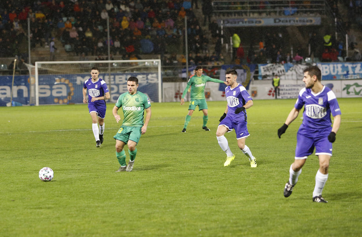 Partido de la copa del Rey en la Balastera. 