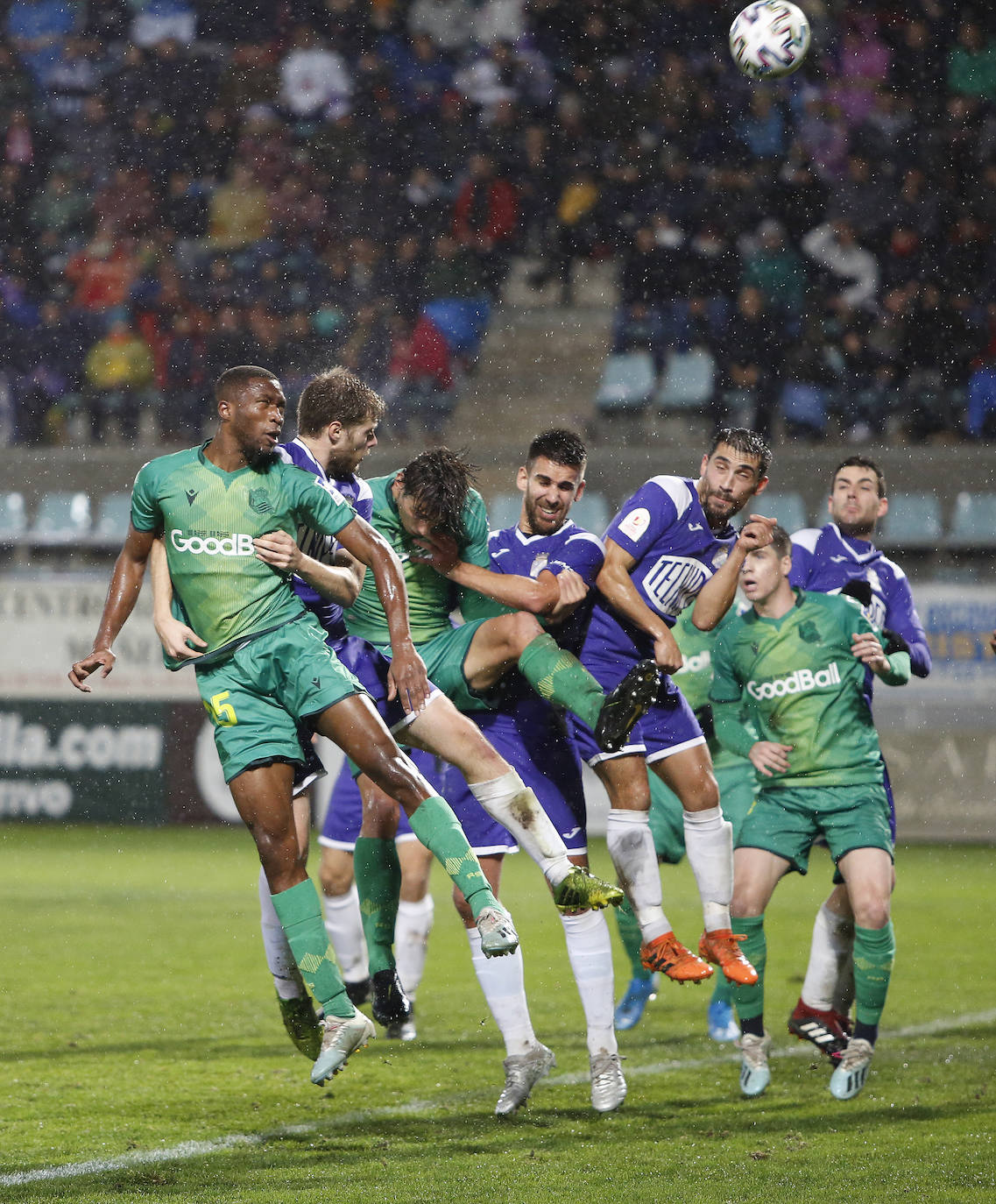 Partido de la copa del Rey en la Balastera. 