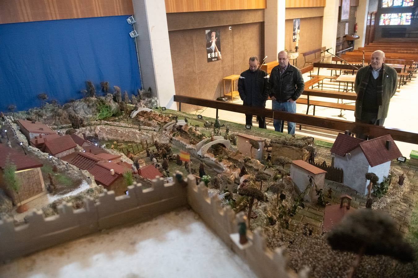 Fotos: Belén la Parroquia de San Francisco de Asís, en el barrio de Las Delicia de Valladolid