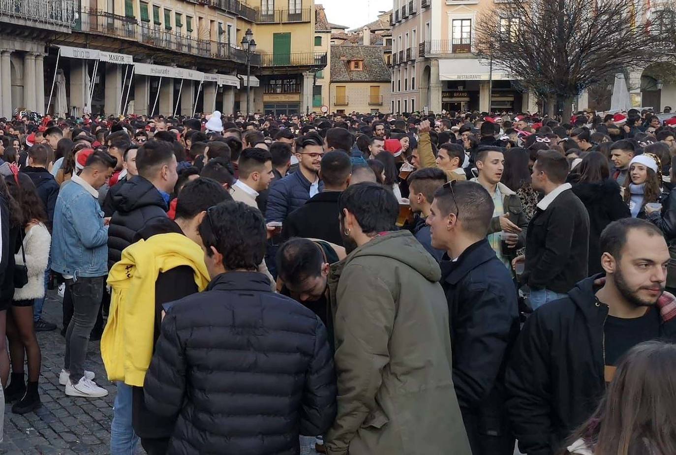 Celebración de la «Tardebuena» en Segovia 