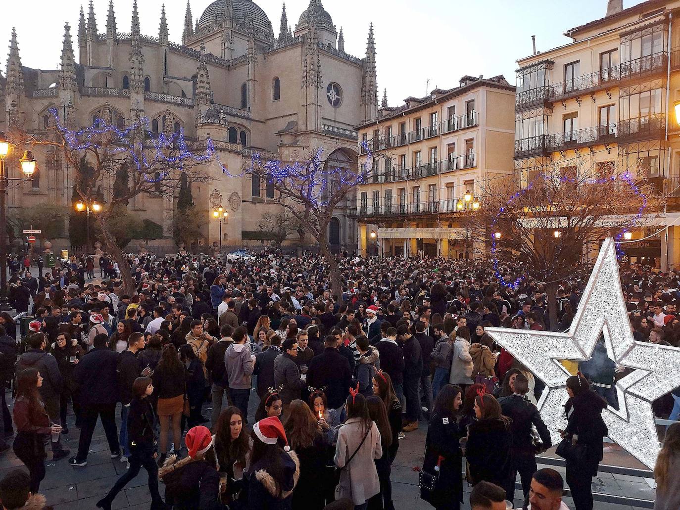 Celebración de la «Tardebuena» en Segovia 