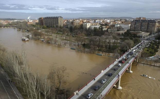 El río Piuserga a su paso por Valladolid.