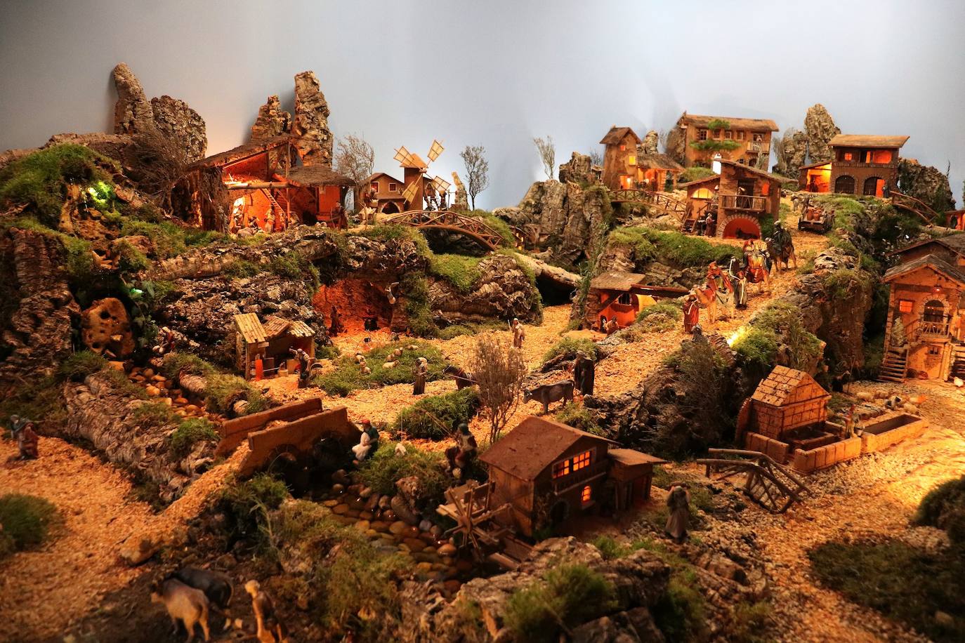 Belén de Javier Sánchez en una tienda de electrodomésticos. 