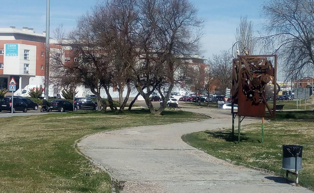 Parque de la memoria, en Laguna de Duero. 