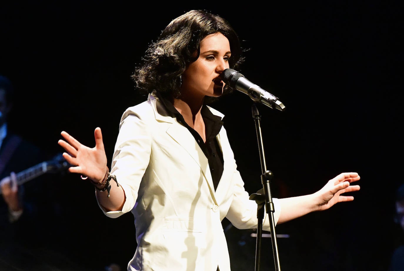 Celebración de Mira quien canta en el auditorio de El Espina. PEDRO LUIS MERINO