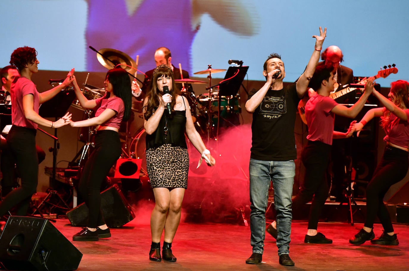 Celebración de Mira quien canta en el auditorio de El Espina. PEDRO LUIS MERINO